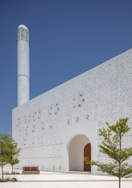 Мечеть с ажурным фасадом в Дубае