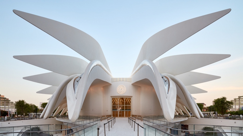Павильон по проекту Сантьяго Калатравы на выставке Экспо-2020 в Дубае