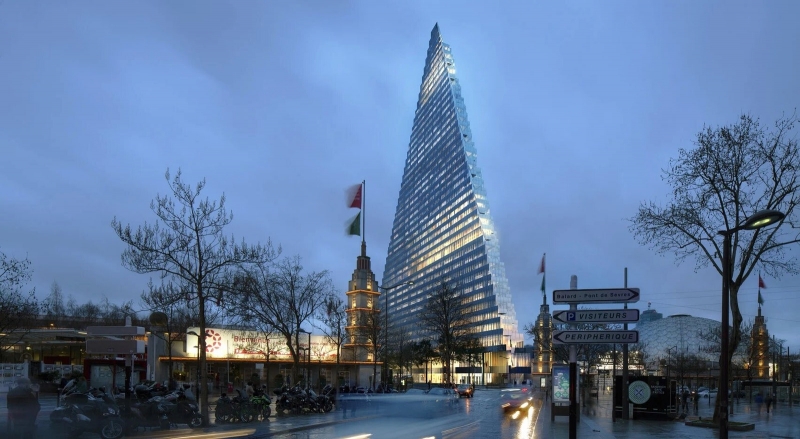 В Париже начинается строительство небоскреба по проекту Herzog & de Meuron